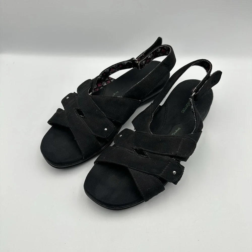 GRASSHOPPER Beachfront Womens Sandals Sz 8.5M Pre-owned‎ Black